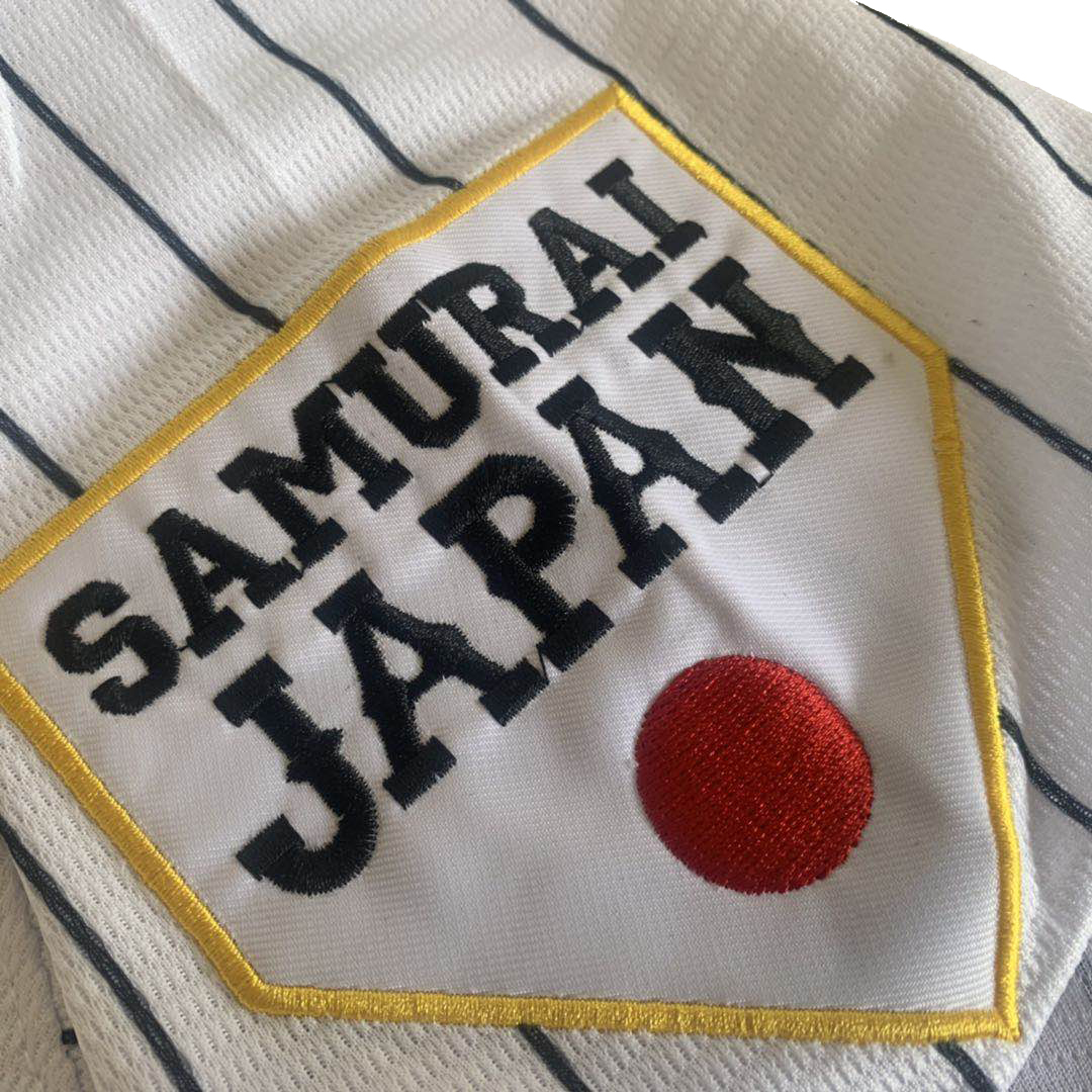 高品質野球ジャージ 日本 16番 大谷 縫製 刺繍 白黒スト - Embellish Knit のレビューと価格