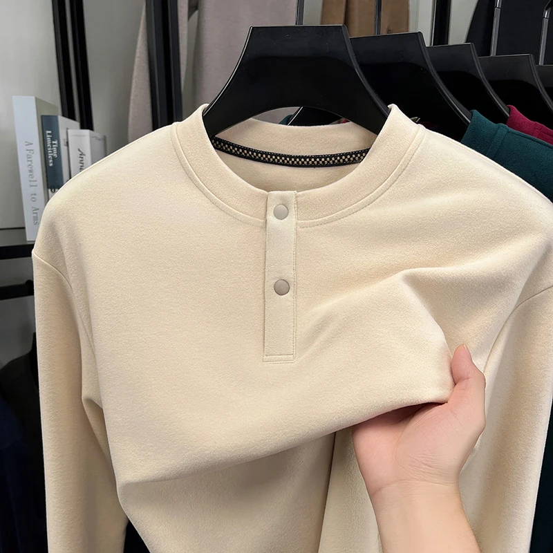 メンズ ルーズフィット ヘンリーネック プルオーバー クルー - Embellish Knit のレビューと価格