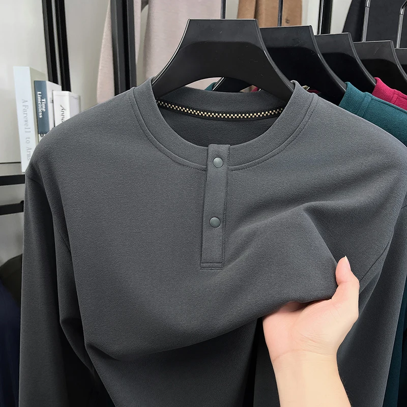メンズ ルーズフィット ヘンリーネック プルオーバー クルー - Embellish Knit のレビューと価格