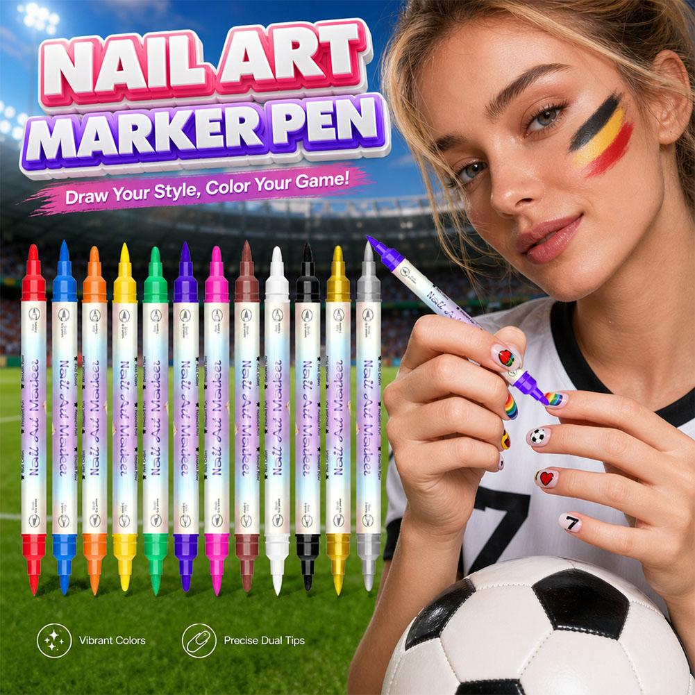 12/24色デュアルチップネイルアートマーカーペン アクリル - Copic Marker Sketch のレビューと価格