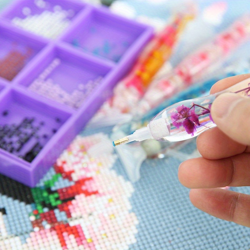 1セットフラワーデザイン樹脂製5Dダイヤモンドペインティング - Embellishment Crafts のレビューと価格